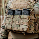 Відкритий потрійний підсумок під магазини AK / AR CORDURA 1000D Мультикам